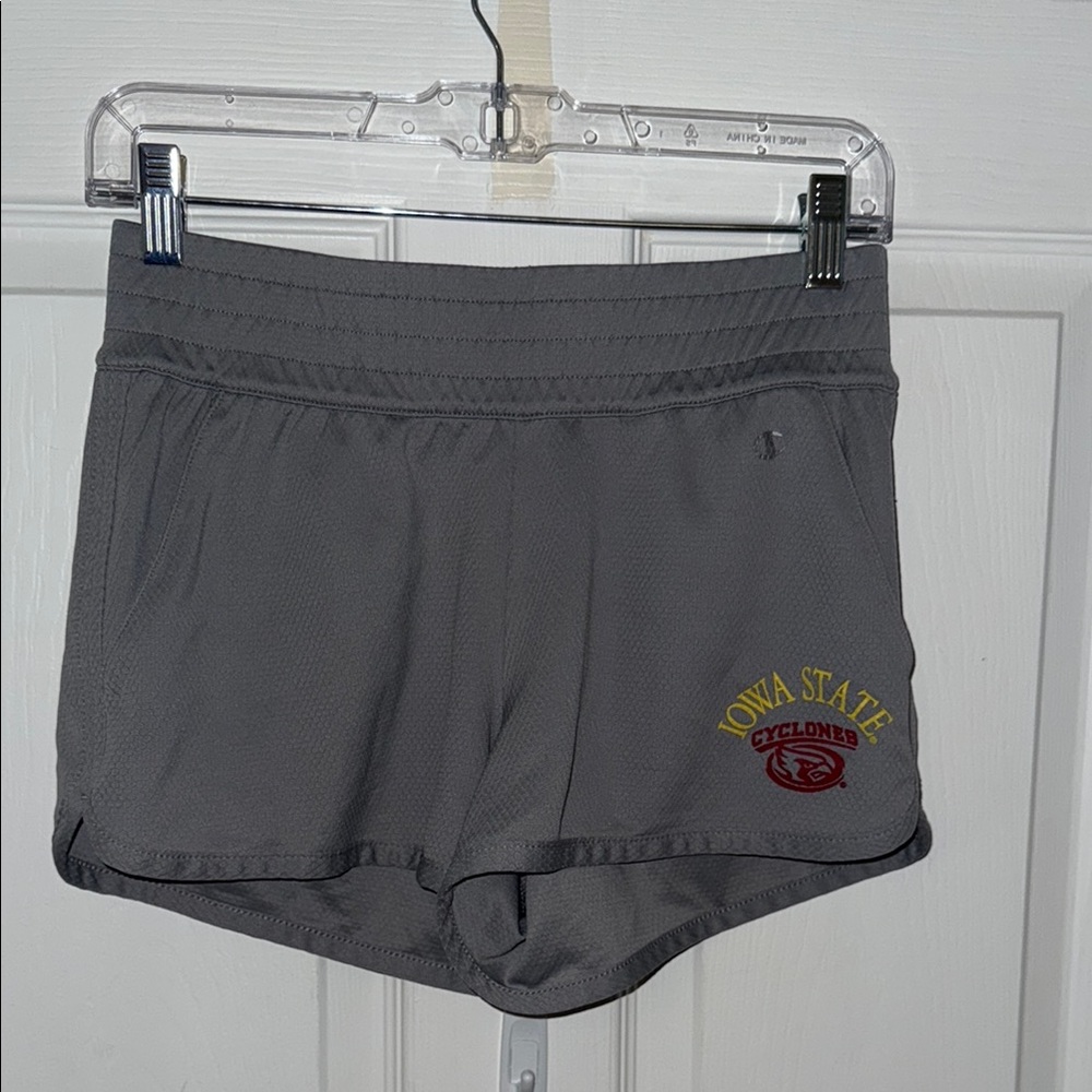Iowa State Cyclones Champion Gray Athletic Shorts Lightweight Performance